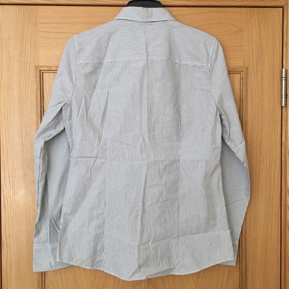NWT J Crew Factory Pinstripe Button Down Shirt, M - Picture 2 of 4